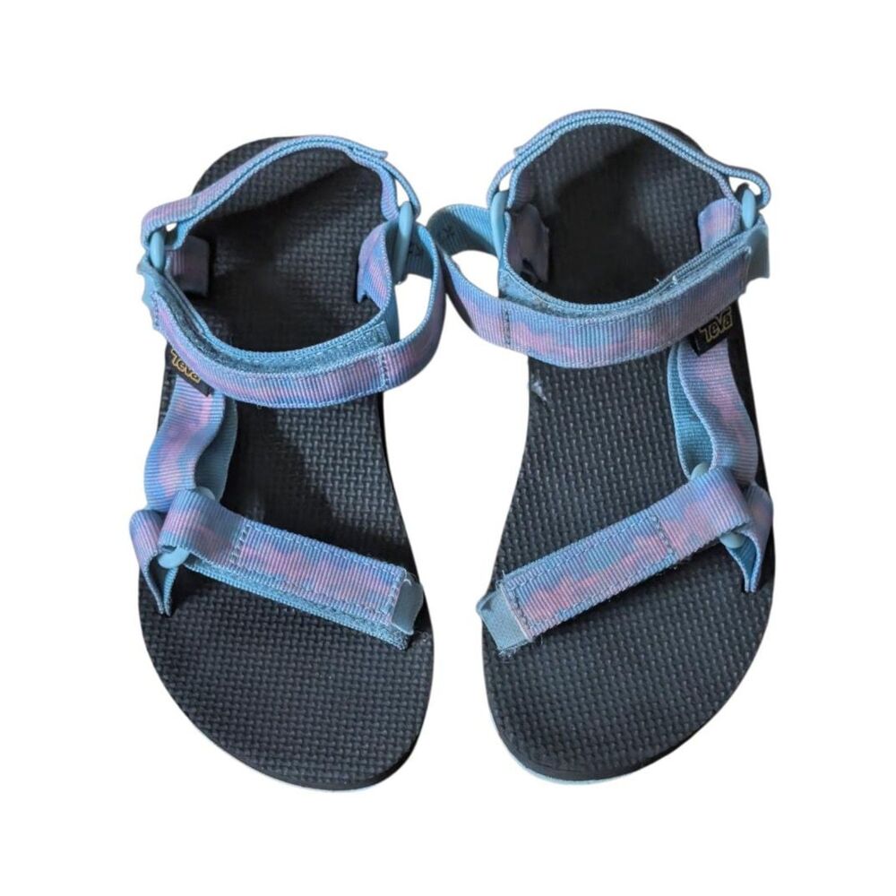 Teva Original Universal Gorpcore Sunset Ombre Water Sandals, Youth 2